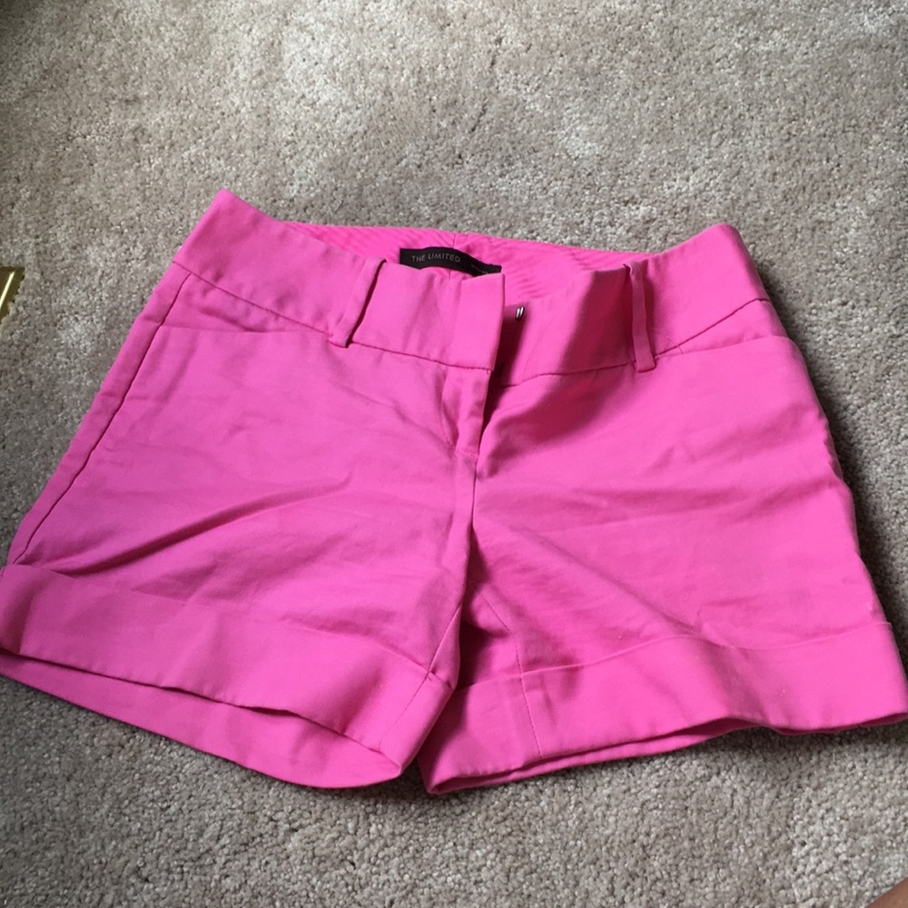 Pink dress shorts